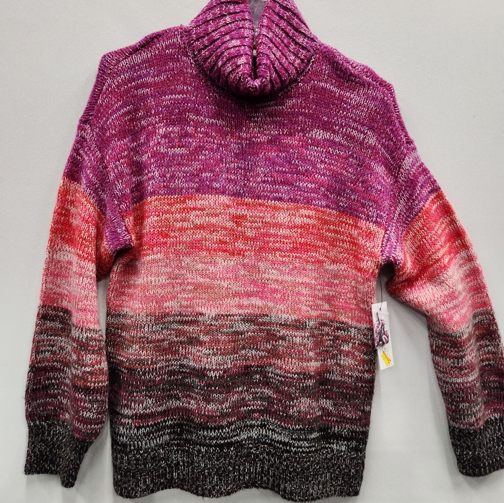 tribal Turtle neck sweater